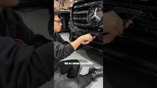 Mercedes GLS  OEM Plinth Delete Kit FRONT X167 GLS FACELIFT 2024 [upl. by Akirderf]