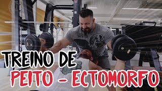 ECTOMORFO  TREINO DE PEITO ectomorfo treinodepeito [upl. by Diarmit471]