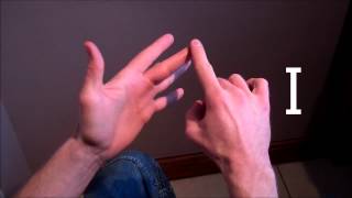 How to sign the alphabet in British Sign Language BSL  Right handed  Signer point of view [upl. by Landy]