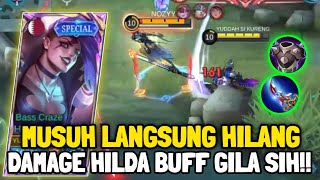 Digeprek Hilda Auto Hilang🔥Set Emblem Hilda Terbaru Setelah Buff  Top Global Hilda Gameplay  Mlbb [upl. by Sirotek]