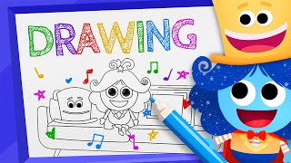 Magical Drawing Song  Maddy and her Magic Hatty Show  Nursery Rhymes  Kids Songs [upl. by Rodie954]