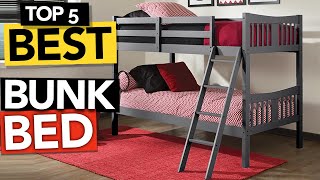 ✅ TOP 5 Best Bunk Beds 2024  Buyers Guide [upl. by Eelamme]