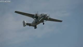 Estonian Air Force PZL M28 Skytruck departure RIAT 2022 [upl. by Labanna]