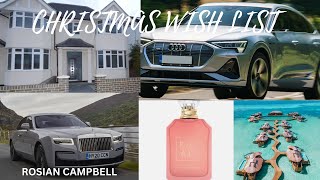 Vlogmas Day 22  Christmas Wishlist  More Gifts  Rosian Campbell [upl. by Irby]