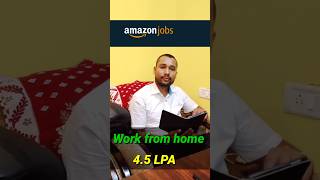 Work from home job  Amazon jobs  online job  12 th pass job trending [upl. by Aiekan]