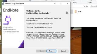 Installing the EndNote Plug in Cite While you Write for Microsoft Word on Windows [upl. by Nnaassilem]