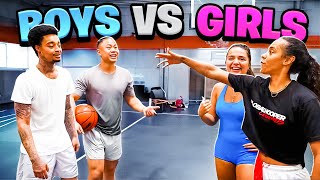 2v2 Basketball Bree Green amp Stephania VS Flight amp Kenny [upl. by Elwina252]