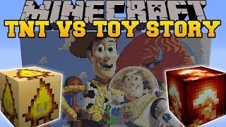 TOY STORY VS TNT amp EXPLODING CHICKENS MODS  Minecraft Mods Vs Maps Nukes Bombs Chickens [upl. by Neda]