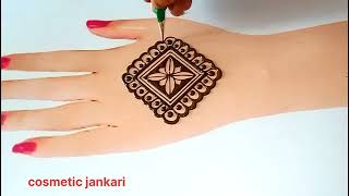 Very Easy Simple Mehndi DesignMehandi ka designmehandi designfour fronthand mehandiHeena Mehandi [upl. by Notserk424]