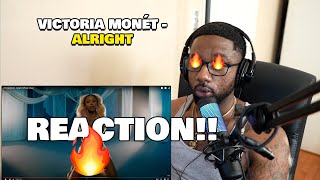 VICTORIA MONÉT  ALRIGHT OFFICIAL VIDEO REACTION VIDEO OF THE YEAR [upl. by Hetty489]