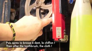 Video 244  SAR  BandSaw  Nettoyage  Cleaning [upl. by Kelwunn333]