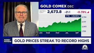 Gold prices streak to record highs [upl. by Ynnub]