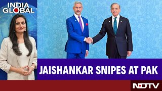 Jaishankars Message To Pakistan At SCO  Calls For Trudeau To Resign In Canada  India Global [upl. by Ahsiemat]