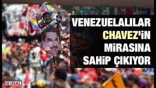 Venezuelada Devrimcilerin Büyük Zafer Yürüyüşü yapıldı [upl. by Yrovi]