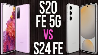 S20 FE 5G vs S24 FE Comparativo amp Preços [upl. by Icnarf]