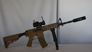 Airsoft CM16 Raider L High Cylcle Review 05 Joule [upl. by Nire565]