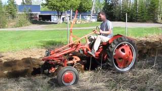 Allis Chalmers G Plowing [upl. by Onaicilef]