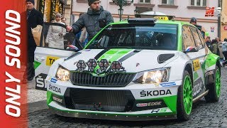 NEW SKODA FABIA R5 TAXI 2018  PRAGA  RALLY STYLE TAXI DRIVES IN PRAGUE [upl. by Seaton]