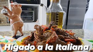 DELICIOSO HÍGADO A LA ITALIANA😋 [upl. by Antonio]