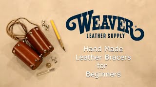 Handmade Leather Bracers for Beginners [upl. by Kcira616]