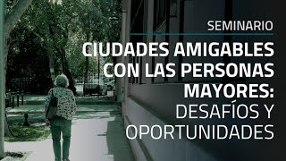 Seminario quotCiudades amigables con las personas mayores Desafíos y oportunidadesquot [upl. by Merci961]