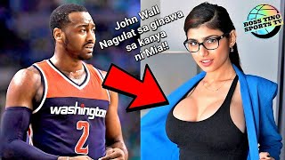 ETO PALA ANG GINAWA NI MIA KHALIFA KAY JOHN WALL AT KUNG BAKIT WALA NA SYA SA NBA [upl. by Annoda]