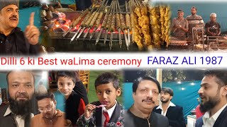 purani Dilli ki best walima ceremony nonveg se veg items takka full view noorani kawabviralvideo [upl. by Eileek]