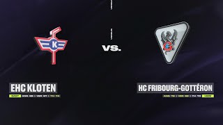 HC FribourgGottéron VS EHC Kloten  Live Prediction  NHL 24  Deutsch [upl. by Eelrac]