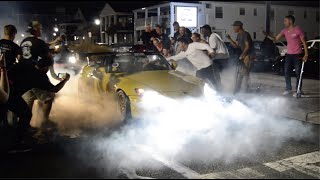 H2oi 2019 Ocean City Burnouts Cops and Donut Pit [upl. by Anelleh]