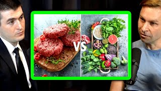 Meatbased vs Plantbased Diet for Longevity  David Sinclair and Lex Fridman [upl. by Aihset]