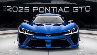 Pontiac GTO Reborn Finally NEW 2025 Pontiac GTO Facelift Introduced  FIRST LOOK [upl. by Abisia]