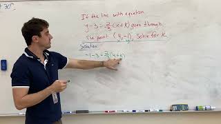 Math 10  example with SlopePoint form [upl. by Naharba]