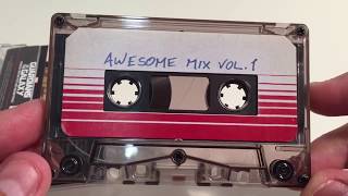 Awesome Mix Vol 1  Guardians Of The Galaxy OST Cassette  UNBOXING [upl. by Barbara-Anne]