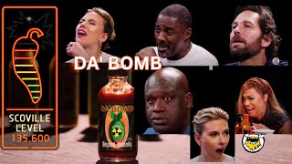 Hot Ones quotDa Bombquot Best Celebrity Reactions  Part 2 [upl. by Dodd]