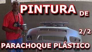 Pintura Automotiva Pintura de Parachoque plástico 22 [upl. by Tareyn77]