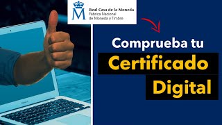 Como Comprobar el Certificado Digital 2024 ✅ VERIFICAR Certificado Digital FNMT [upl. by Wadlinger]