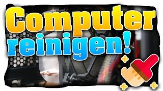 PC reinigen und von Staub befreien Computer innen richtig reinigen Tutorial Deutsch [upl. by Aihceyt]