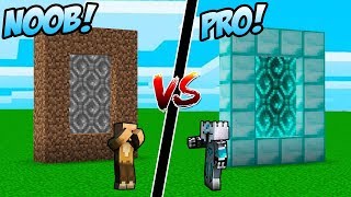 PORTAL NOOB CANGGIH OTOMATIS VS PORTAL PRO CANGGIH OTOMATIS YANG PALING CANGGIH DI MINECRAFT [upl. by Notserp]