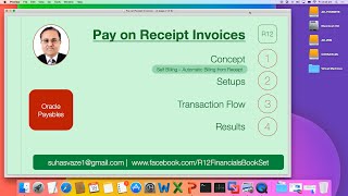 Pay On Receipt Invoices  Oracle Payables EBS R12 [upl. by Nosnaj]