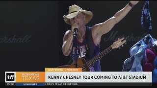 Kenny Chesney tour coming to ATampT Stadium [upl. by Latsyrk]