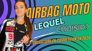 L’airbag moto❗️ Lequel choisir❓ Obligatoire en compétition en 2024 [upl. by Ennaerb]