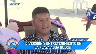 Diversión y entretenimiento en la playa Agua Dulce [upl. by Alyehc]