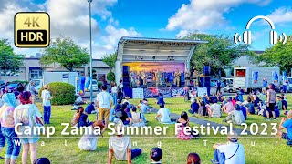 US Army Camp Zama Summer Festival 2023 Walking Tour  Kanagawa Japan 4KHDRBinaural [upl. by Merras]