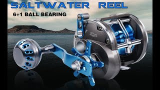 Burning Shark Trolling Reel Saltwater [upl. by Syned]