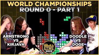 THE CLASSIC TETRIS WORLD CHAMPIONSHIP BEGINS  Classic Tetris World Championship 2023 [upl. by Anaerda]