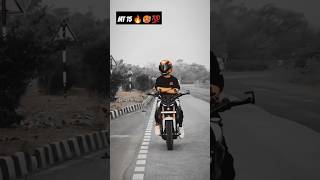 Yamaha MT 15 🔥😈🖤🥀 filing se bhara Mera Dilsong shorts [upl. by Lari504]