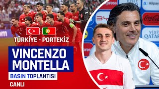 Vincenzo Montella  Kerem Aktürkoğlu Basın Toplantısı  Türkiye  Portekiz Maçına Doğru [upl. by Mignon]