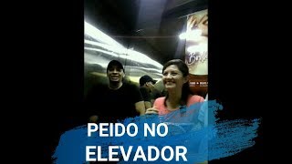 PEIDO NO ELEVADOR PEGADINHA [upl. by Barrett]