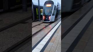 luxembourg tram rain morning [upl. by Jedlicka]