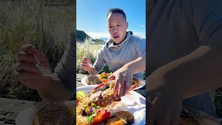 Feasting On The Biggest Crayfish I’ve Ever Seen In My Life Kaikōura 🇳🇿 [upl. by Clarey]